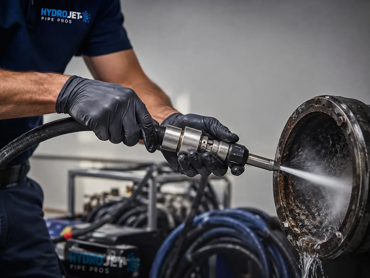 Hydro Jet Pipe Descaling in Guys, TN